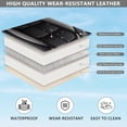thumbnail image 5 of OTOEZ Diamond Pattern Leather Car Seat Covers, Full Coverage 5-Seat Set, Universal Fit for Cars SUVs Trucks, Waterproof & Airbag Compatible, 5 of 6