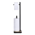 thumbnail image 6 of Acento 3-Roll, Fingertip, 18 x 18 x 69 cm 1-Roll Dispenser Gold Base Accent Freestanding Reserves in Matte Black Gold, 6 of 10