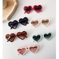 thumbnail image 4 of Gafas de sol BULINGNA Kids para niños pequeños en forma de corazón, antiUV 1-8T, 4 of 5