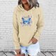 thumbnail image 2 of Sudadera para mujer Sudaderas con cuello redondo Moda Casual Impreso Blusa de manga larga Bolsillo Pullover Tops Sudaderas con capucha Odeerbi  ODB-5, 2 of 8