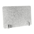 thumbnail image 2 of QSTDGVPW Desk Divider Decrease Noise Convenient Lightweight Privacy Panel Desk Partition Light Gray, 2 of 9