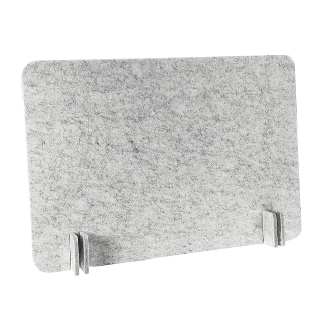 Luzkey Acoustic Desk Divider Table Divider Practical Soundproof Portable Felt Desk Partition Decrease Noise for Home Dormitory Exams Light Gray