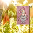 thumbnail image 4 of SPXUBZ Polka Dot Gnome Easter Garden Flag Double Sided, Spring Bunny Rabbit Holiday Yard Outdoor Flag 12x18 Inch, 4 of 7