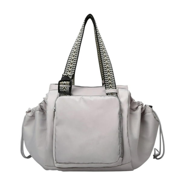 Bolsa de cuna transformable Bolso de hombro para mujeres para la fiesta deportiva Ejercicio al aire libre Gris
