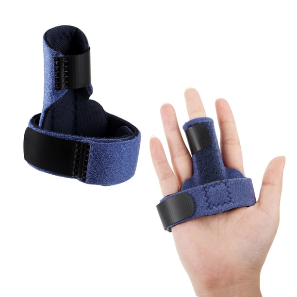 Férula para dedos sweethay soporte ajustable protección azul
