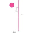 thumbnail image 3 of Tall Extra Flexible Bendy Plastic Drinking Straws - Extends to Nearly 13 Inches (250, Pink), 3 of 3