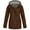 Brown, variant on Npasoilc Jackets For Women Casual Hoodie Full Zip Fall Coat With Pockets Waterproof Rain Jacket Trench Coats Travel Jacket Cycling Jacket