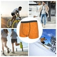 thumbnail image 6 of Kdxio Men's Boxer Briefs with Orange Glitter2 Print - Comfortable and Breathable Underwear for Everyday Wear, 6 of 7