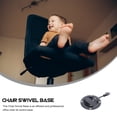 thumbnail image 3 of LRXIYODE Swivel Glider Base Chair Swivel Tilt Control Iron Black 1Set, 3 of 7