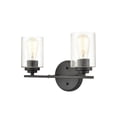 thumbnail image 5 of 2 - Light Matte Black / Black Wall Sconce, 5 of 7