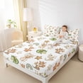 thumbnail image 4 of Homewish Cartoon Rainbow Dragon Full Size Sheets 4-Piece for Preppy Child Children,Kawaii Magical Animal Breathable Bed Sheets,Stars Print Lightweight Sheet Sets,Ultra Soft Home Decor, 4 of 7
