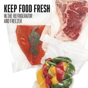 Weston Vacuum Sealer Bags, 2 Ply 3mm Thick, for NutriFresh, FoodSaver & Other Heat-Seal Systems, for Meal Prep and Sous Vide, BPA Free, 15 x 18 (Extra Large), 100 Count