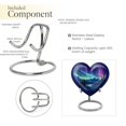 thumbnail image 4 of Midnight Symphony Over Mountain Lake - Heart Keepsake Urn - Funeral Urn - Infinite Horizon Cremation Urn - Broad Scope For Adult Ashes - Adventurous Spirit - 3 Inch, Set Of 4, 4 of 5