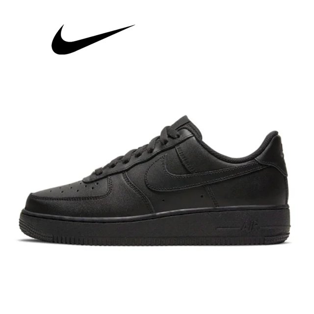 Air Force 1 07 Chaussures De Skate Basses Pour Hommes Femmes Irritación Ics Tout Noir Zapatillas casuales Af 1 Canastas deportivas C