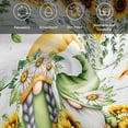 thumbnail image 6 of Cloth Napkins Set of 2 - 20x20 Inches, Sunflower Gnomes Washable Reusable Table Napkins, Spring Farmhouse Daisy Leaf Wooden Grain Soft & Absortbent Dining Napkin for Party Wedding Hotel Restaurant, 6 of 8