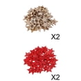 thumbnail image 1 of 200 Piezas de Madera en Forma de Estrella Copo de Nieve Decoraciones Navideñas de Madera Sunnimix Sunnimix Embellecimiento, 1 of 8