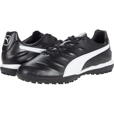 PUMA Mens King Pro 21 Turf Trainer Soccer Shoe 7.5 Black/White