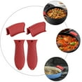 thumbnail image 4 of 1 Set 4Pcs Silicone Anti-Dérapant Porte-Pot Anti-scald Pot Poignée Protecteurs, 4 of 6