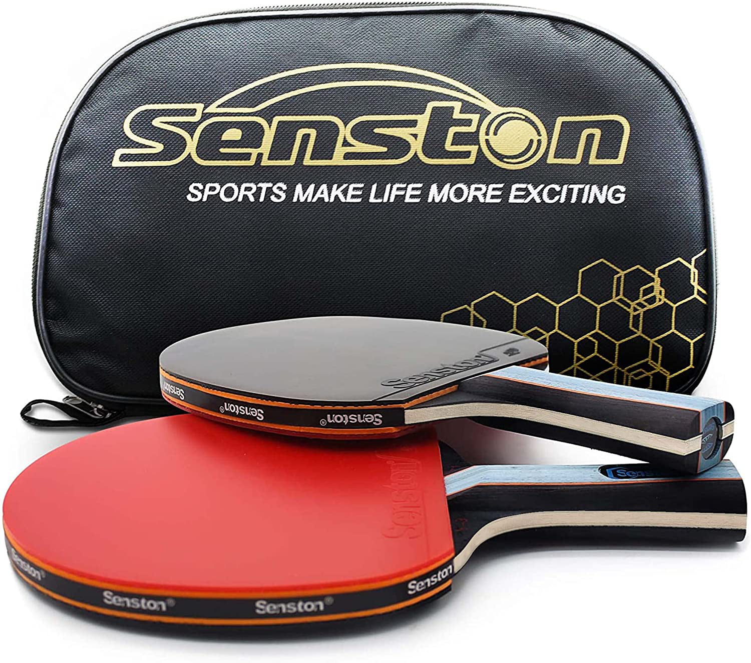 3 color Senston Badminton Racket Set for Kids Junior Badminton Racket Kit Including 2 Racket/2 Shuttlecocks/1 Bag 