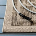thumbnail image 4 of Safavieh Courtyard Brown Indoor Outdoor Rug - Runner 2'4" x 14', 4 of 4