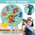 thumbnail image 3 of Take Apart Dinosaur Toys for Kids with Storage Box Electric Drill DIY Construction Build Set Educational Gifts, 3 of 5