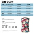 thumbnail image 6 of Fotbe Men's Beautiful Flower Print Men's Sleeveless Muscle Tank Tops Casual T-Shirts for Gym Workout Beach-3X-Large, 6 of 8
