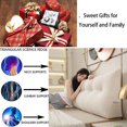 thumbnail image 4 of WIFKLSIIPG Dorm Triangular Headboard Bolster Pillow White Headboard Twin Body Pillow Large Pillow Headboard Back Pillow for Sitting in Bed 50x60cm, 4 of 9