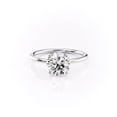 thumbnail image 6 of Solitaire Brilliance 2.00CT Round Moissanite Solitaire Engagement Ring 10k White Gold, Ring Size 10.5, 6 of 6