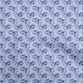 thumbnail image 1 of oneOone Rayon Dark Blue Fabric Abstract Floral Sewing Craft Projects Fabric Prints By Yard 56 Inch Wide, 1 of 4