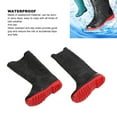 thumbnail image 4 of Men Rain Boot, Waterproof Tall Boot With Shoe Inserts Strong Grip Rain Boot For Farming Gardening Fishing, 4 of 8