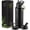 Black, variant on SipX™ 40 oz Insulated Water Bottle with 3 Lids – Leakproof Stainless Steel, Triple Insulated – Yellow