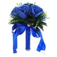 thumbnail image 6 of Raindrops Bridesmaids Silk Handheld Flower Bouquet for Weddings, Parties, Stage , and Special Event Decorations, 6 of 8