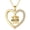 Gold, variant on Iefil S925 Sterling Silver Birthstone Heart Pendant Necklace for Women, Dainty Graduation Gifts 2026, CZ Fine Jewelry