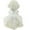 White, variant on HQREA White Dog Dress Tutu Princess Skirt with Bowknot Party Wedding Costume for Puppy