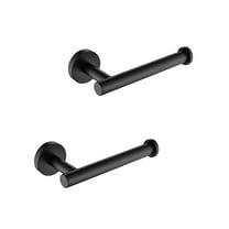 Paper Towel Holder 2 Pack Wall Mount - Stainless Steel Bathroom & Kitchen Towel Rack - Modern Design for Pantry, Laundry Room - Easy Install