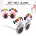 thumbnail image 2 of Mistaha Mini Birthday Party Glasses Decoration Cute Eyeglasses Frame Portable for Kids Children A-dult Holiday Festival Favors Present Gift, 2 of 8