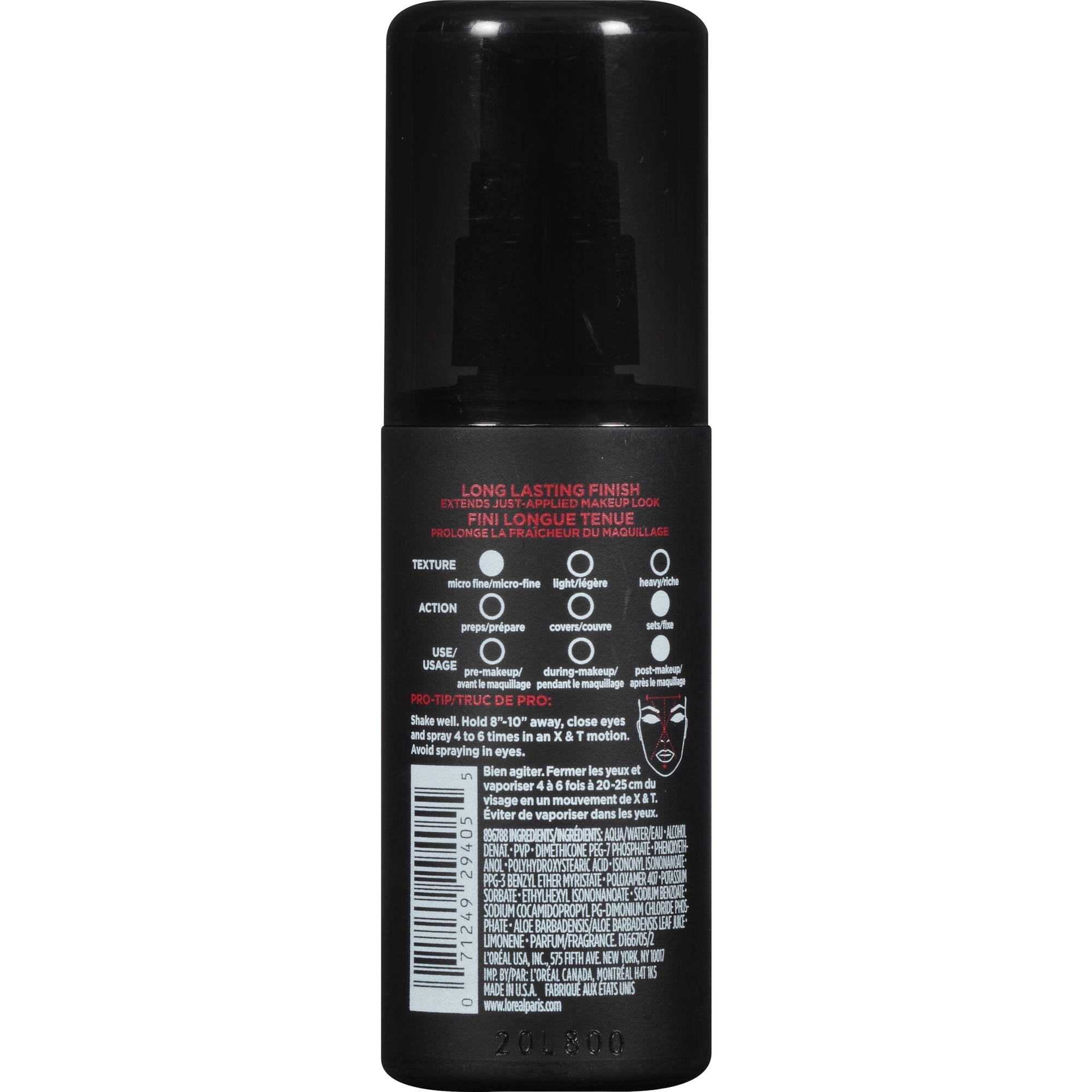 loreal infallible makeup extender setting spray 100 ml loreal infallible makeup extender setting spray 100 ml
