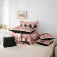 thumbnail image 6 of Feelyou Hippie Cowboy Horse Twin Bedding Sets 7pcs, Pink Aztec Abstract Comforter Set, 6 of 8