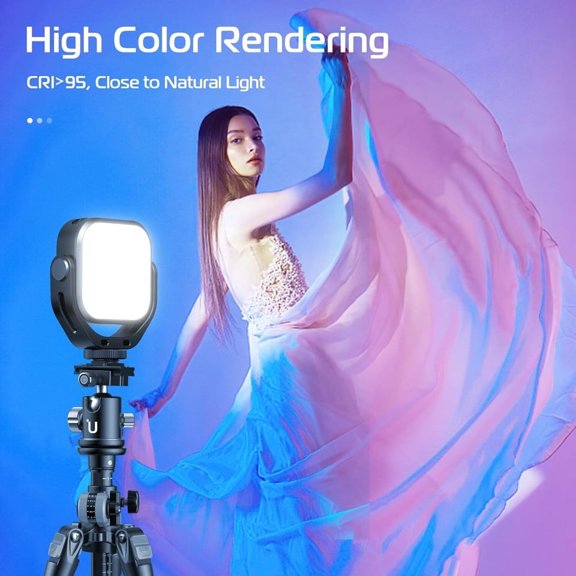 Ulanzi VL66 RGB LED Light Mini Video Light On Camera Portable LED Fill Lamp