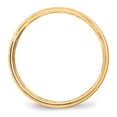 thumbnail image 2 of Primal Gold 14 Karat Yellow Gold 5mm Lightweight Milgrain Half Round Wedding Band Size 10, 2 of 5