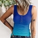 thumbnail image 5 of Camiseta sin mangas con cuello redondo para mujer, informal, de verano, de punto acanalado, sin mangas, básica, ajustada, camisola, 5 of 6