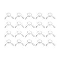 thumbnail image 1 of Unique Bargains Fuel Line Hose Clips, 100 Pack 6mm 304 Stainless Steel Single Wire Tubing Spring Clamps (Silver), 1 of 5