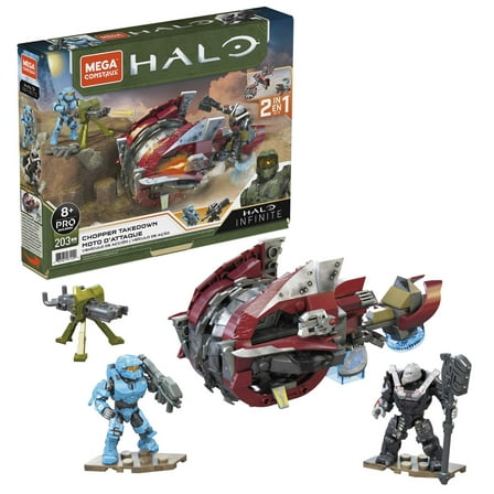 MEGA Halo Chopper Takedown Vehicle Halo Infinite Building Set