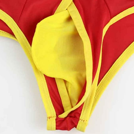 

Realyc Thong Longjiang Mesh Color Block Sexy Thin Quick Dry G-strings