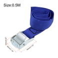 thumbnail image 4 of Correa de Amarre Uxcell de 0.15ft para Carga, Correas de Sujeción con Hebilla, Carga de Trabajo Aleación de Zinc Azul 4pcs, 4 of 6
