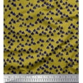thumbnail image 1 of Soimoi Green Velvet Fabric Deodar Cedar Tree Print Sewing Fabric Yard 58 Inch Wide, 1 of 3