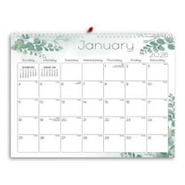 Wall Calendar 2026-18 Monthly from JAN. 2026 to JUN. 2027, 14" x 11", 2026 Desk/Wall Calendar with Monthly Views& Unruled Blocks, Easy Organizing for Annual Work, Nature