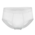 thumbnail image 2 of AMMANN calzoncillos de hombre, paquete de 2 - canalé fino, bragueta, cintura suave, algodón Blanco 2XL (XX-Large), 2 of 3