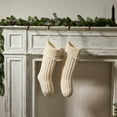 thumbnail image 5 of Fwttom Large Christmas Stockings, 18 Inches Wool Knit Christmas Stockings Bulk, Christmas Decorations Personalized Christmas Stockings for Candy Bag, Holiday Mantel & Party Decor, 5 of 7