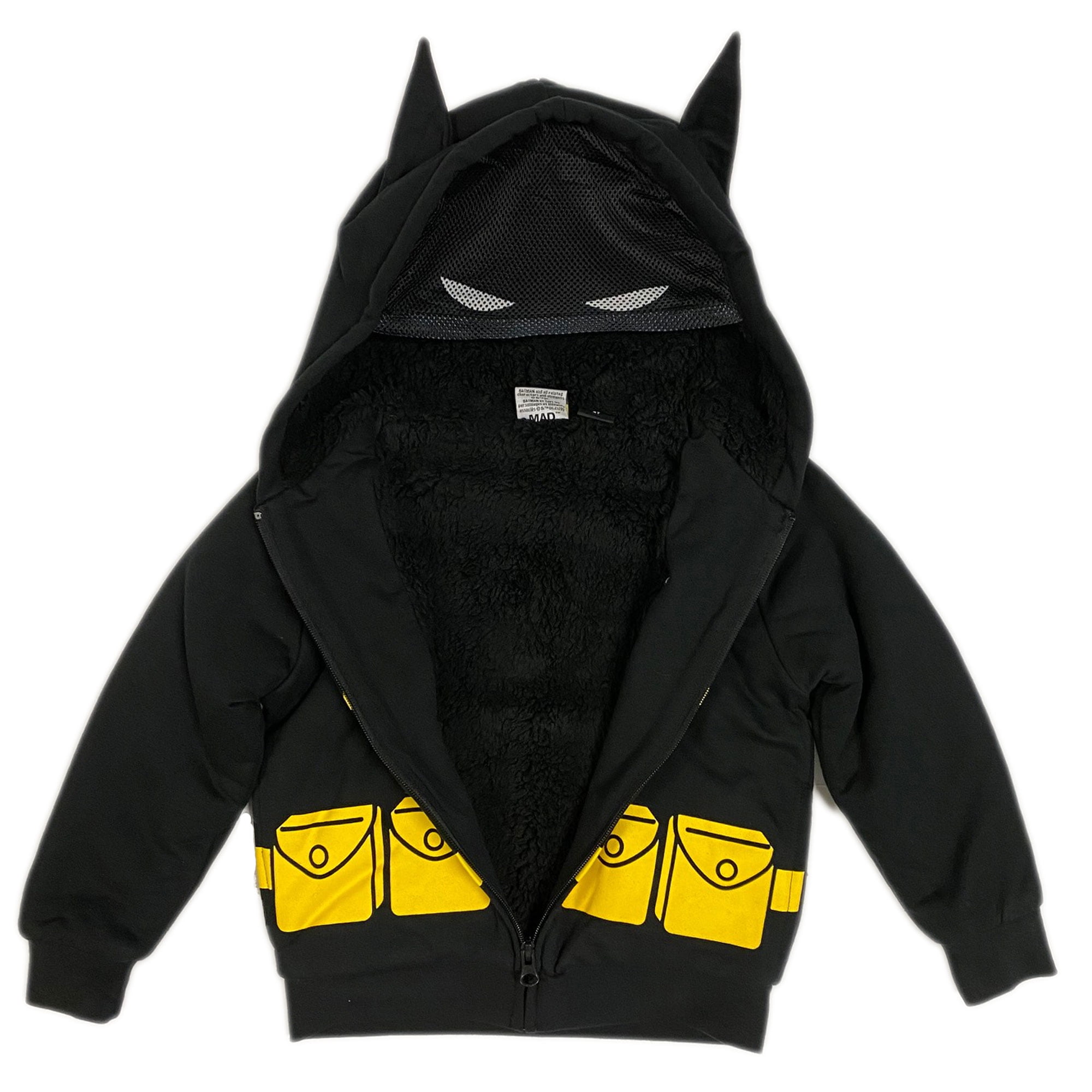 Batman Little Boys Full Zip Hooded Jacket gray color size 4t,5t,7t 